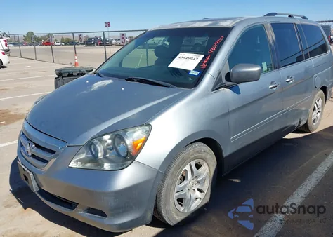 2006 Honda Odyssey Ex-L z USA, uszkodzony, nr VIN 5FNRL38776B113195